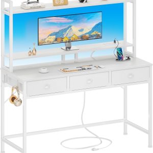 PEA451 Computer Drawers Monitor Working Desk