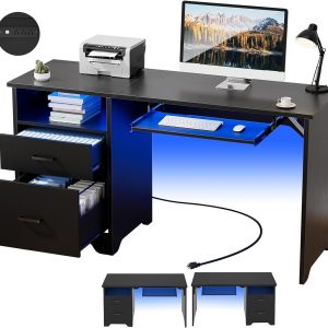 PEA459 Reversible Computer Keyboard Workstation Desk