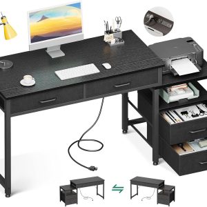 PEA454 53 Inch Computer Drawers Reversible Desk