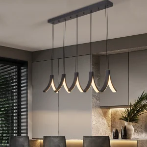 PEA485 Hot Sale Hanging Lamp 5 Lights Pendant Light Island Office Kitchen Nordic Acrylic Modern Pendant Lights