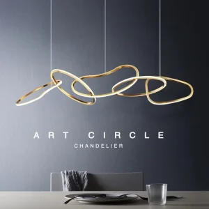 PEA489 Minimalist Hanging Modern Designer Decorative Line Nordic Smart Living Room Light Lighting Ceiling Modern LED Pendant Light